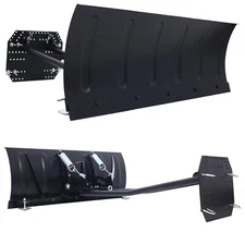 55" Universal ATV Snow Plow Kit Steel Adjustable Plow Blade Quick Release Plow