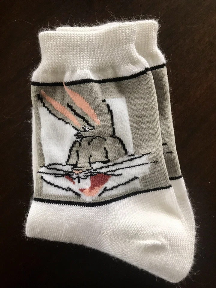 Calcetines Looney Tunes Bugs Bunny Novedad Crew (Nuevos sin etiquetas) Foto 2 de 4