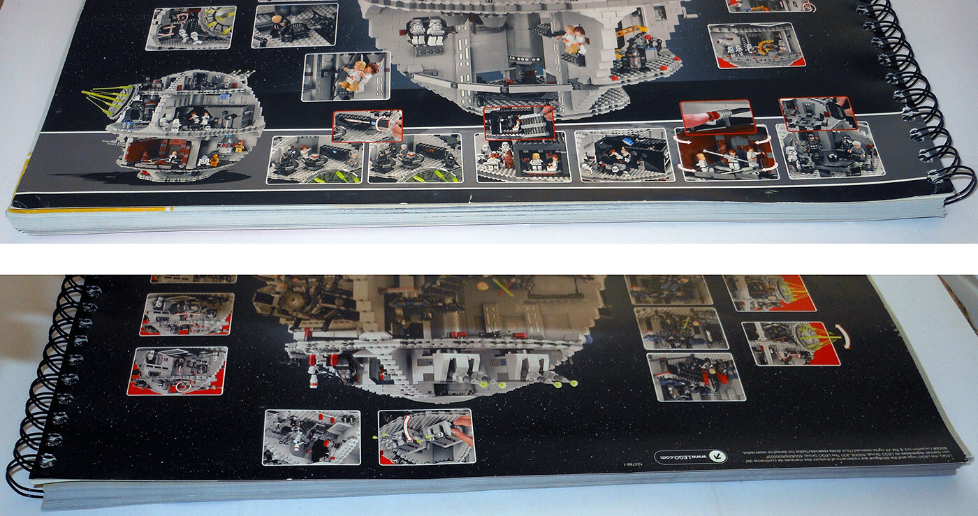 Ucs Instructions LEGO 10188 Death Star UCS: INSTRUCTIONS MANUAL, NEVER USED spiral bound ...