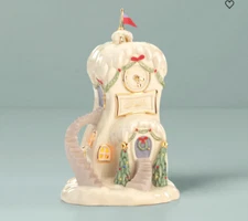 Lenox Grinch Christmas Who-Ville Post Office New Light Up Grinchmas