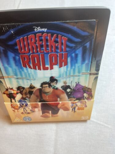 Disney Wreck It Ralph 3D 2-Discs Bluray UK Steelbook Classic #51 Lenticular - Picture 2 of 5