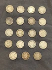 Lot Of (19) Silver Barber Dimes 90% Silver See Description For Details