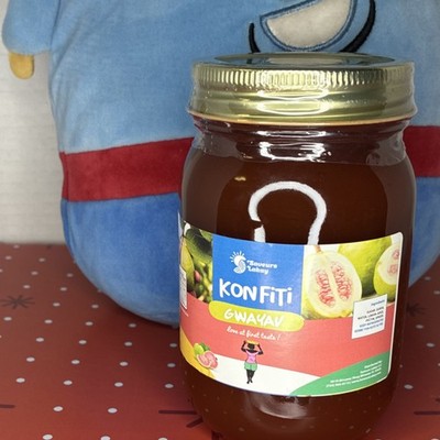 Saveurs Lakay Kon Fiti Gwavay Guava Jam Jar