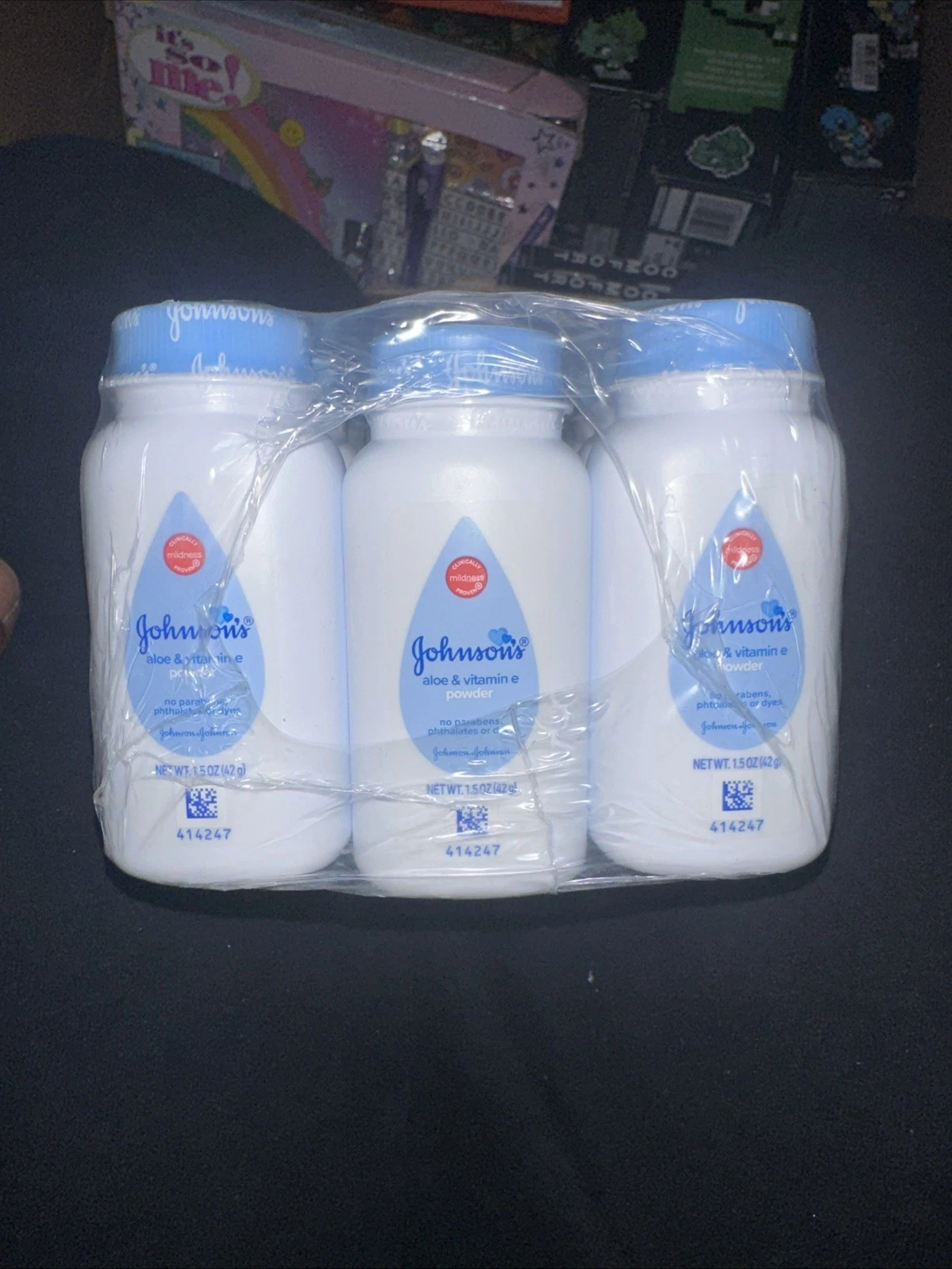 12Pack Johnson's Aloe & Vitamin E Baby Powder | 1.5oz | Fast Shipping