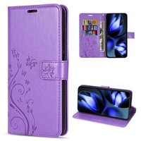 HüLle FüR Google Pixel 9A Tasche Wallet Case LederhüLle Klappbar HandyhüLle Lila