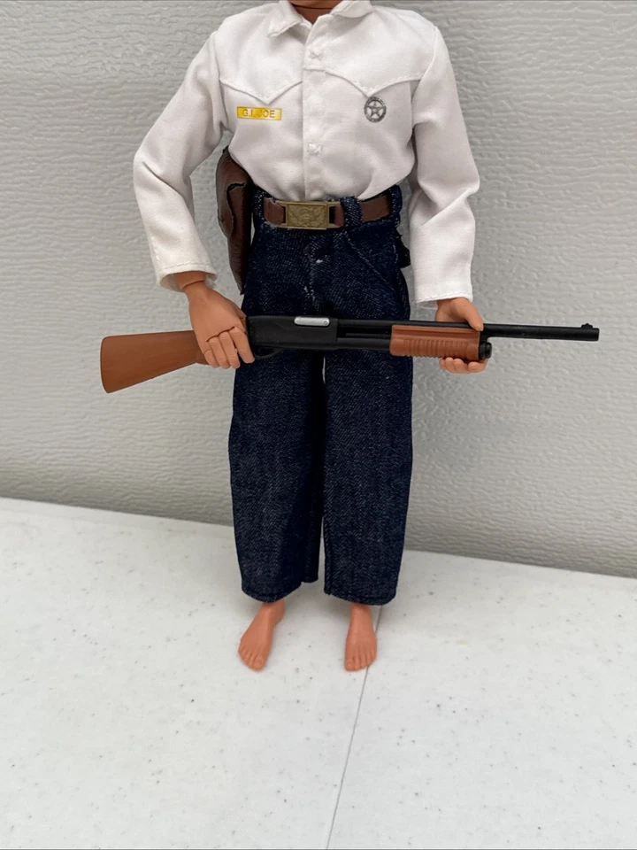 Boneco de ação GI Joe Texas Ranger Manhunt 12" 2001 sem chapéu/botas - Imagem 3 de 4