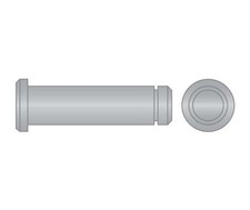 Clevis Pin Grooved 3/16 x 2-1/2 300 Stainless Steel (9 Pieces)
