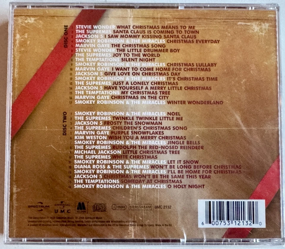 Motown Christmas [2-CD set] - NEW - Jackson 5/Marvin Gaye/Supremes/Temptations+ - Image 2 of 4