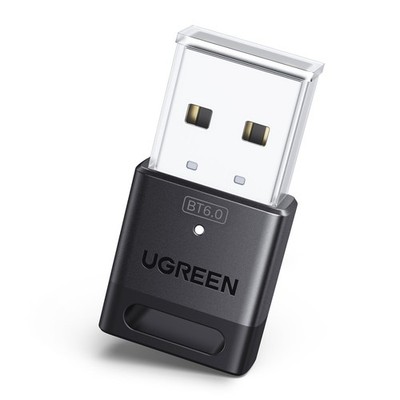 UGREEN USB Bluetooth Adapter for PC, 6.0 Dongle Receiver EDR Black 