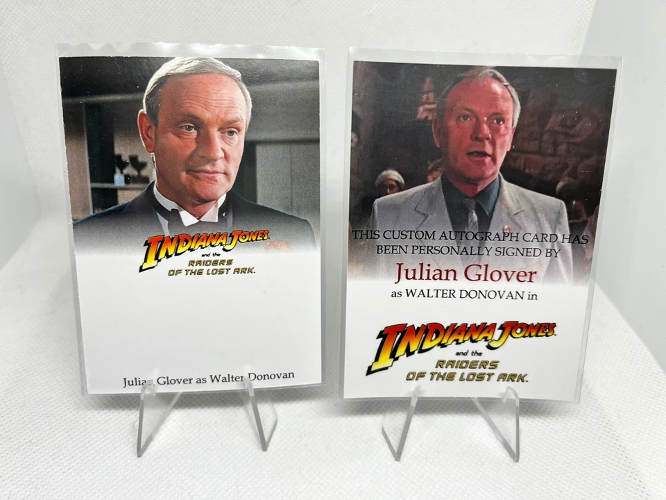 Julian Glover Custom Autograph Card Indiana Jones Raiders of the Lost Ark Donova - Photo 1/1