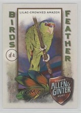 2021 Topps Allen & Ginter's Birds of a Feather Lilac-Crowned Amazon #BOF-5 0ov8
