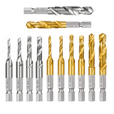 HSS Kombigewindebohrer Gewindebohrer Gewindeschneider Bit Bohrer M3 bis M10