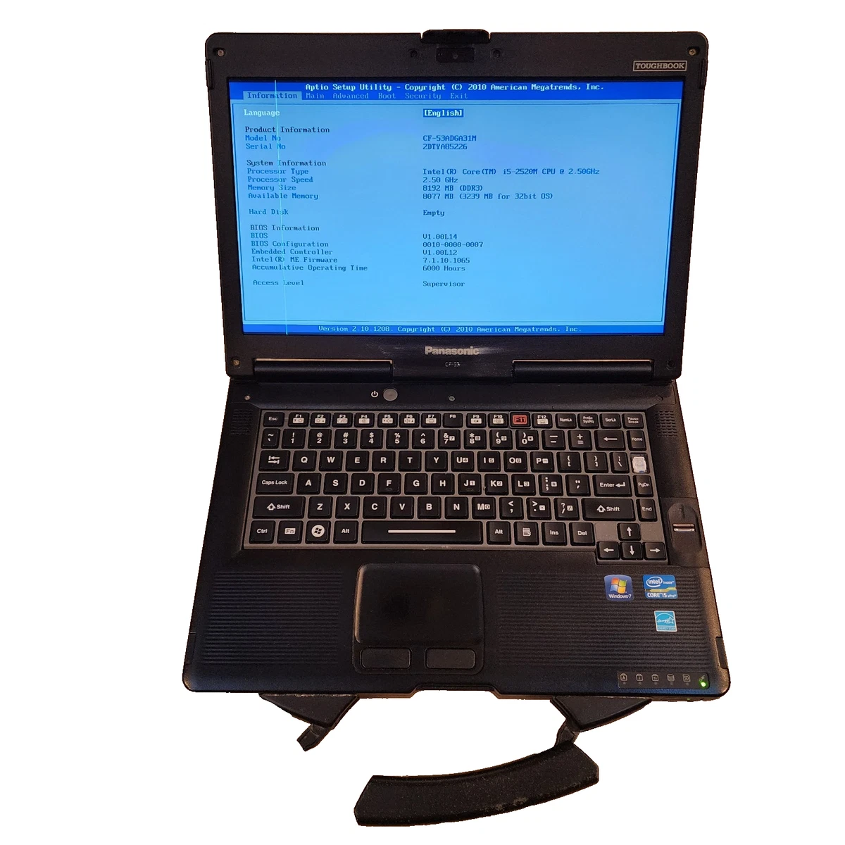 Panasonic Intel Core i5 4th Gen. 8 GB PC Laptops & Netbooks for