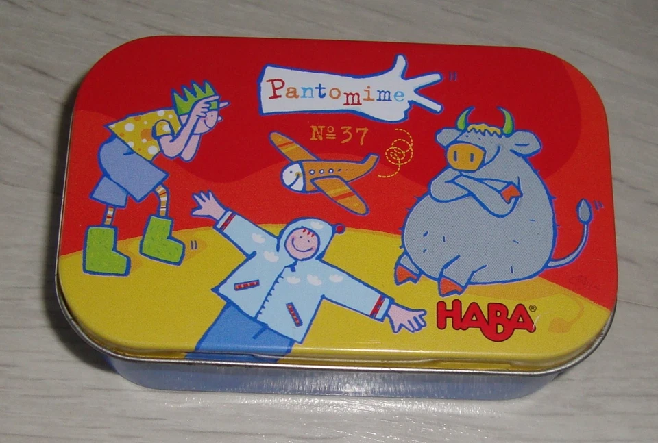 Haba Spiel Pantomime No 37 in Blechdose - Bild 2 von 4