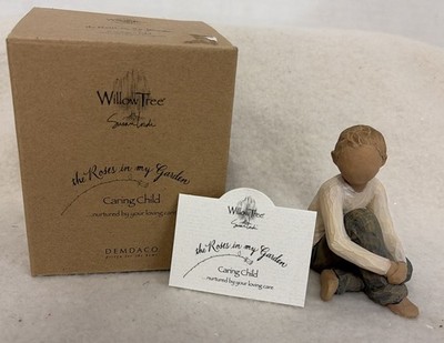 Brand New-Willow Tree  The Roses In My Garden Caring Child Figurine 2008
