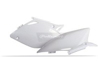 Seitenverkleidung Heckverkleidung Side Panel Passt An Honda Crf 450 R 02-04 Weiß