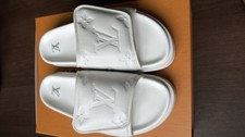 Louis Vuitton Miami Mule Slides   White   Brand New / Never Worn Size 7UK/9US
