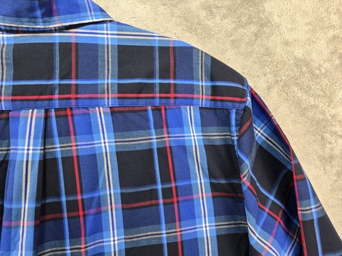 U. S. Polo Assn. Men's XLT Plaid Button Up Blue Long Sleeve Shirt Preppy NWT - Picture 20 of 24
