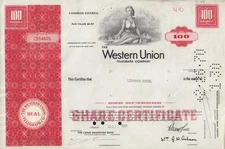 WUI : Western Union Telegraph Company  Denver Colorado  Payee Lehman Bros NY
