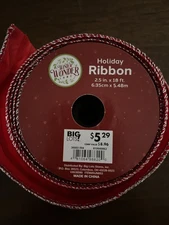 Winter Wonder Lane Holiday Ribbon 2.5 Inch Wide 18 Feet Long