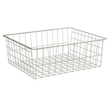 ClosetMaid 36209 ShelfTrack Wire Basket Add-On Drawer, Nickel Finish