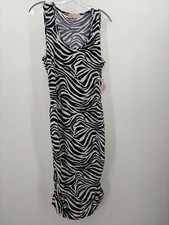 Pre-Owned Michael Kors Black Size Large Short Sleeveless Dress