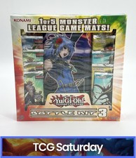 2014 YU-GI-OH! TCG BATTLE KIT 3 WITH 1 OF 5 MONSTER LEAGUE GAME MATS SEALED