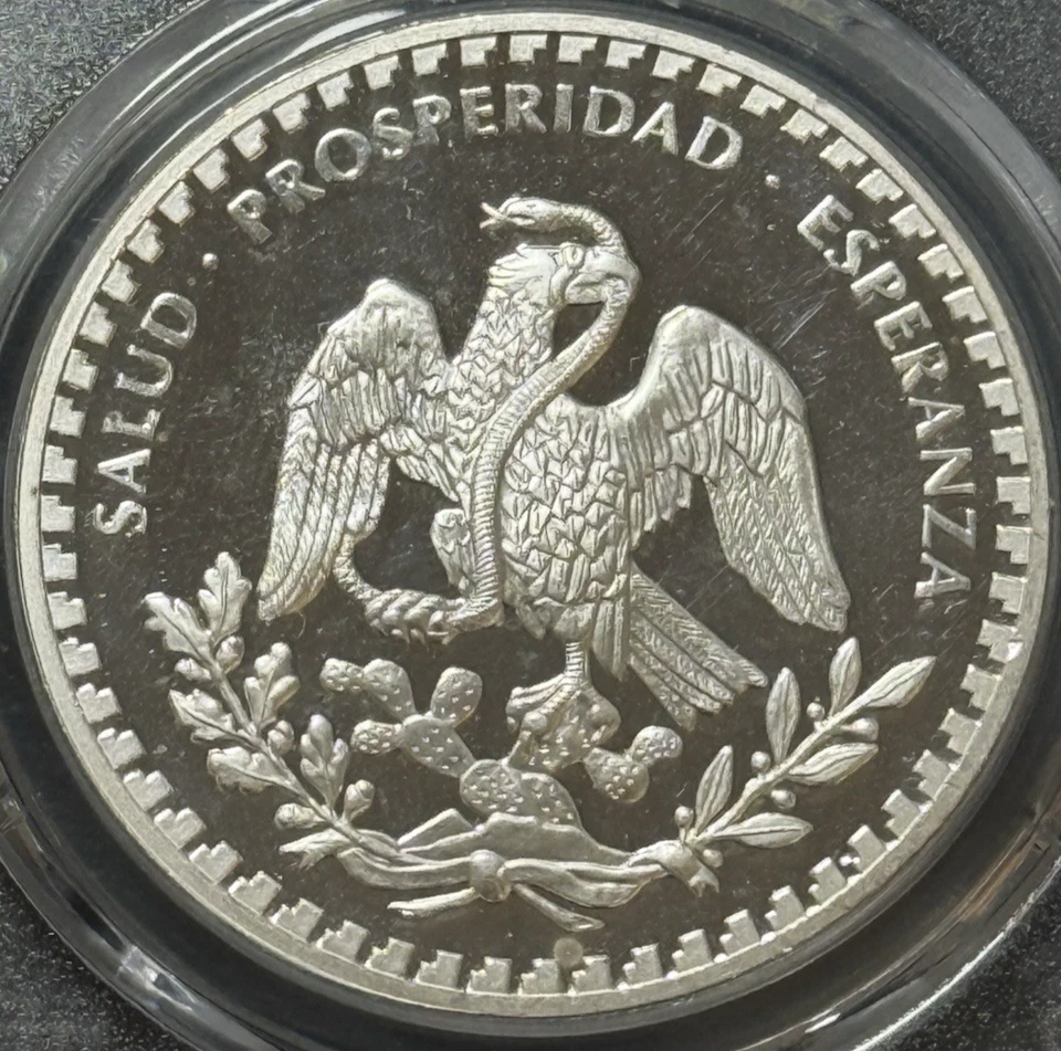 2000-Mo .925 Silver Mexico Año 2000 D.C. Turn of the Millennium PCGS SP 64 Medal - Image 4 of 4