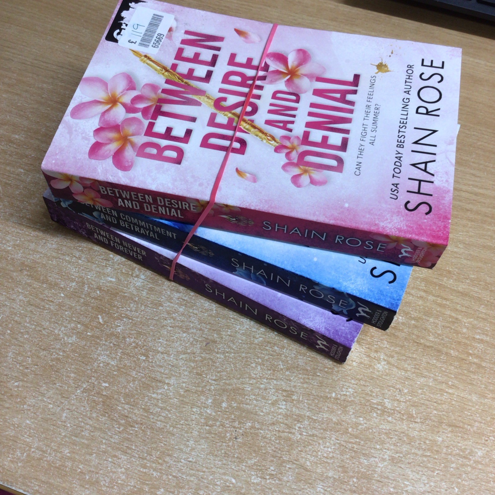 Between Never & Forever 3 book bundle by Shain Rose (Paperback)