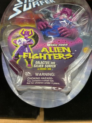 marvel comics フィギュア 1998 ToyBiz Marvel Silver Surfer Cosmic Power Alien Fighters