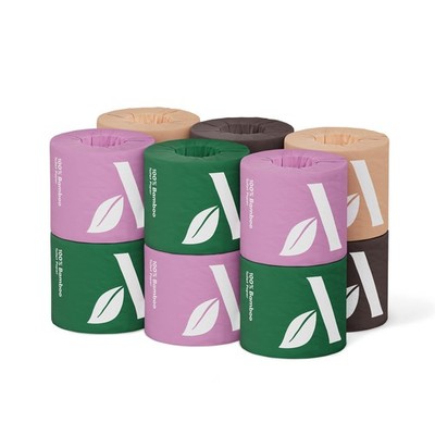 3-ply Bamboo Toilet Paper, Unscented, 12 Rolls, 350 Sheets per roll, Total 42...