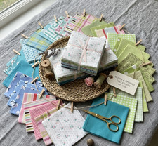 150pcs Cottage Garden pre cut charm pack 5" square 100 cotton quilt fabric 34