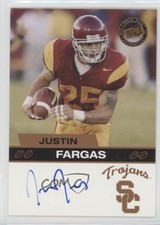 2003 Press Pass Auto Bronze Justin Fargas Auto 0az
