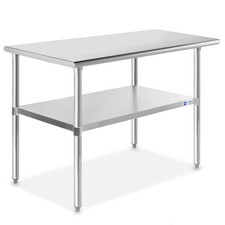 Stainless Steel 48" x 24" NSF Commercial Kitchen Work Food Prep Table
