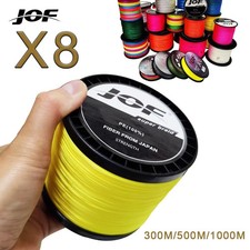 8 Strands Braided Fishing Line 300/500/1000M Super Strong PE, Abrasion Resistant