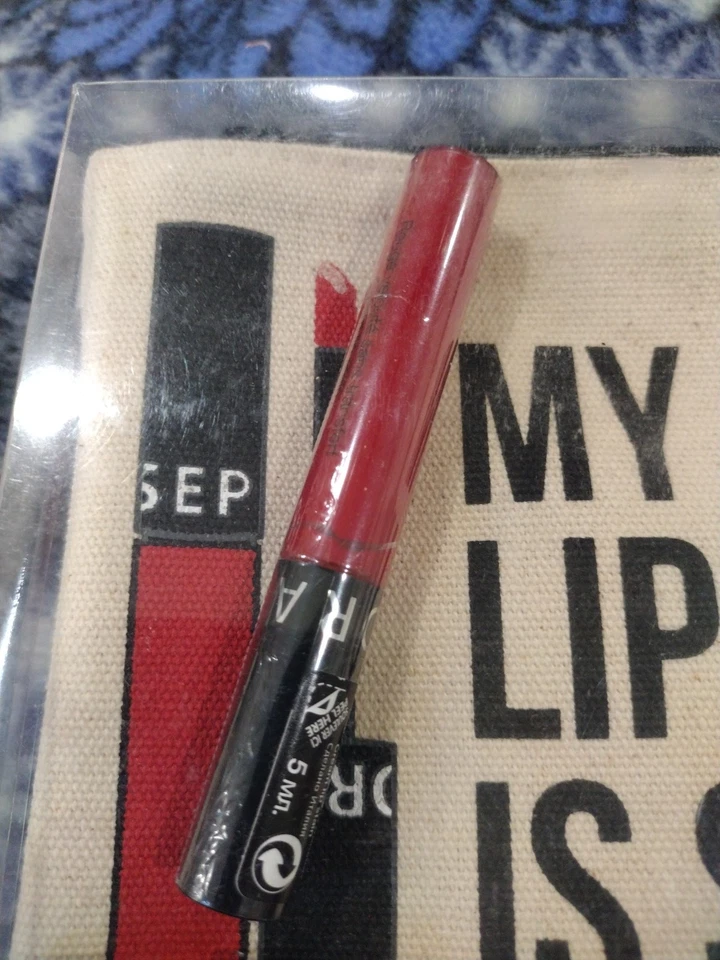 *BNIP* SEPHORA CREAM LIP STAIN 5ML/0.169OZ NEW/TEST/BOX **ALWAYS RED With Bag - Image 2 of 4