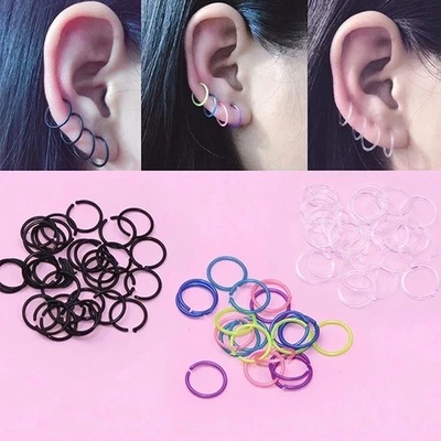 Hypoallergenic DIY Earrings Sticks Studs Pins Bars Ear Piercing Retainer
