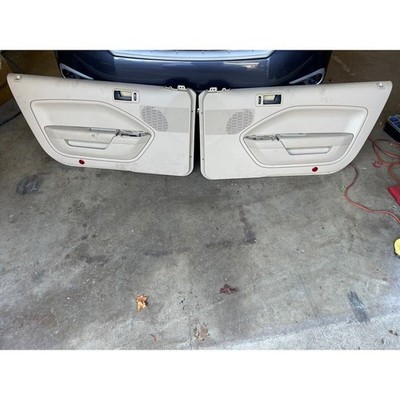 05 06 07 08 09 10 Ford Mustang Tan Camel Door Panels Driver Passenger