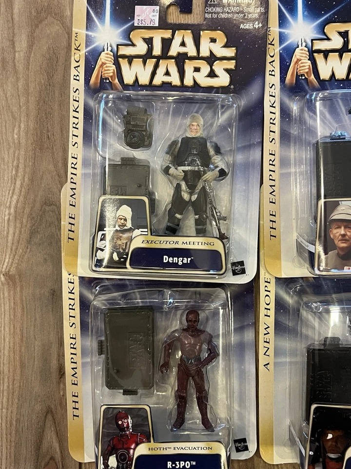 Lote de 8 bonecos colecionáveis Star Wars Saga Collection 2004 novos em folha escolha dos fãs - Imagem 2 de 4