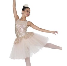 A Wish Come True Dance Costume 25386 Luminary Mid Length Tutu Medium Child