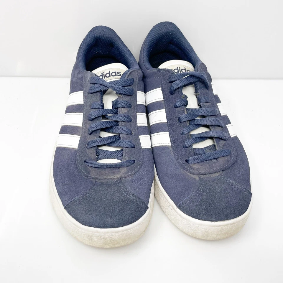 Adidas Womens VL Court 2.0 H06113 Blue Casual Shoes Sneakers Size 6.5 - Image 3 of 4