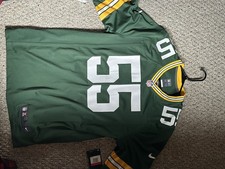 Nike On Field Green Bay Packers Zadarius Smith Green Jersey Large