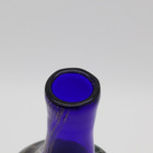 Jean Claude Novaro Cobalt Blue Metallic Art Glass Perfume Bottle — photo 6
