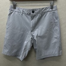 Johnnie-O Performance Flat Front Stretch Chrome Golf Chino Shorts Boys Size 14