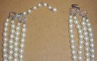 VINTAGE 4 STRAND FAUX PEARL NECKLACE — photo 2