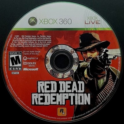 Red Dead Redemption - Xbox 360   Disc Only   Resurfaced/Tested