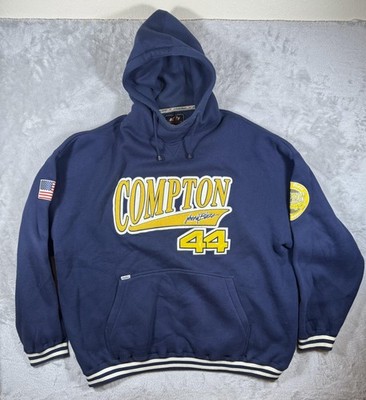 Johnny Blaze Hoodie Mens 5XL Navy Blue Compton 44 Pullover