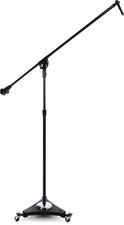 Atlas Sound SB36WE Studio Boom Microphone Stand with Wheels - Ebony