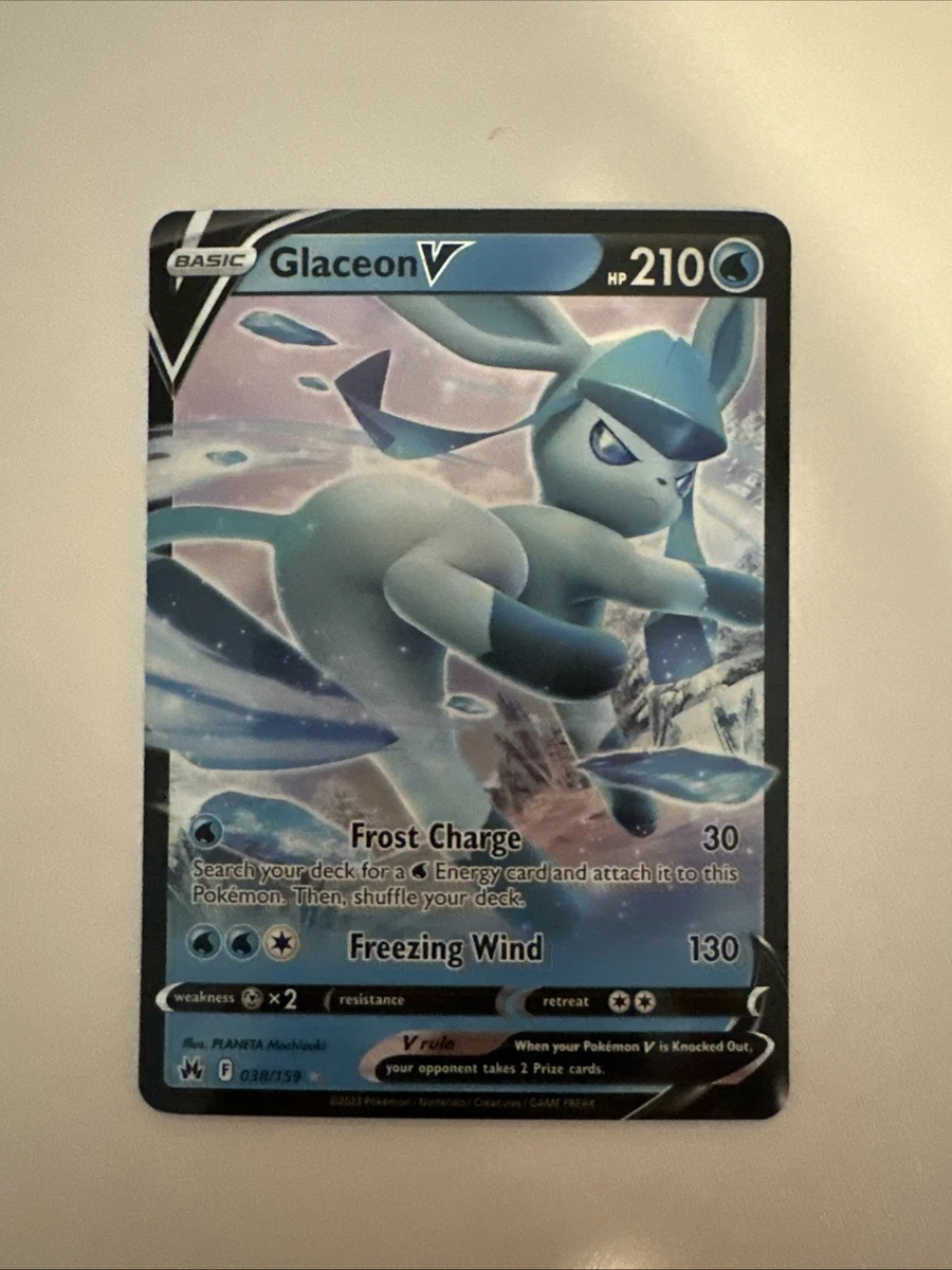 Glaceon V 038/159 Crown Zenith for sale | eBay