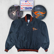 Vintage Starter MLB Orioles Windbreaker 90s S...